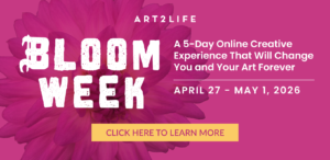 Promo banner for Bloom Week: pink background with a flower, large white 'BLOOM WEEK' text and right-side event details, April 27–May 1, 2026, and a yellow 'CLICK HERE TO LEARN MORE' button.