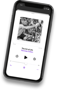 The Art of Life Podcast displayed on iPhone