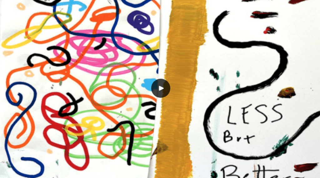 Going narrow instead of wide in your art doodles